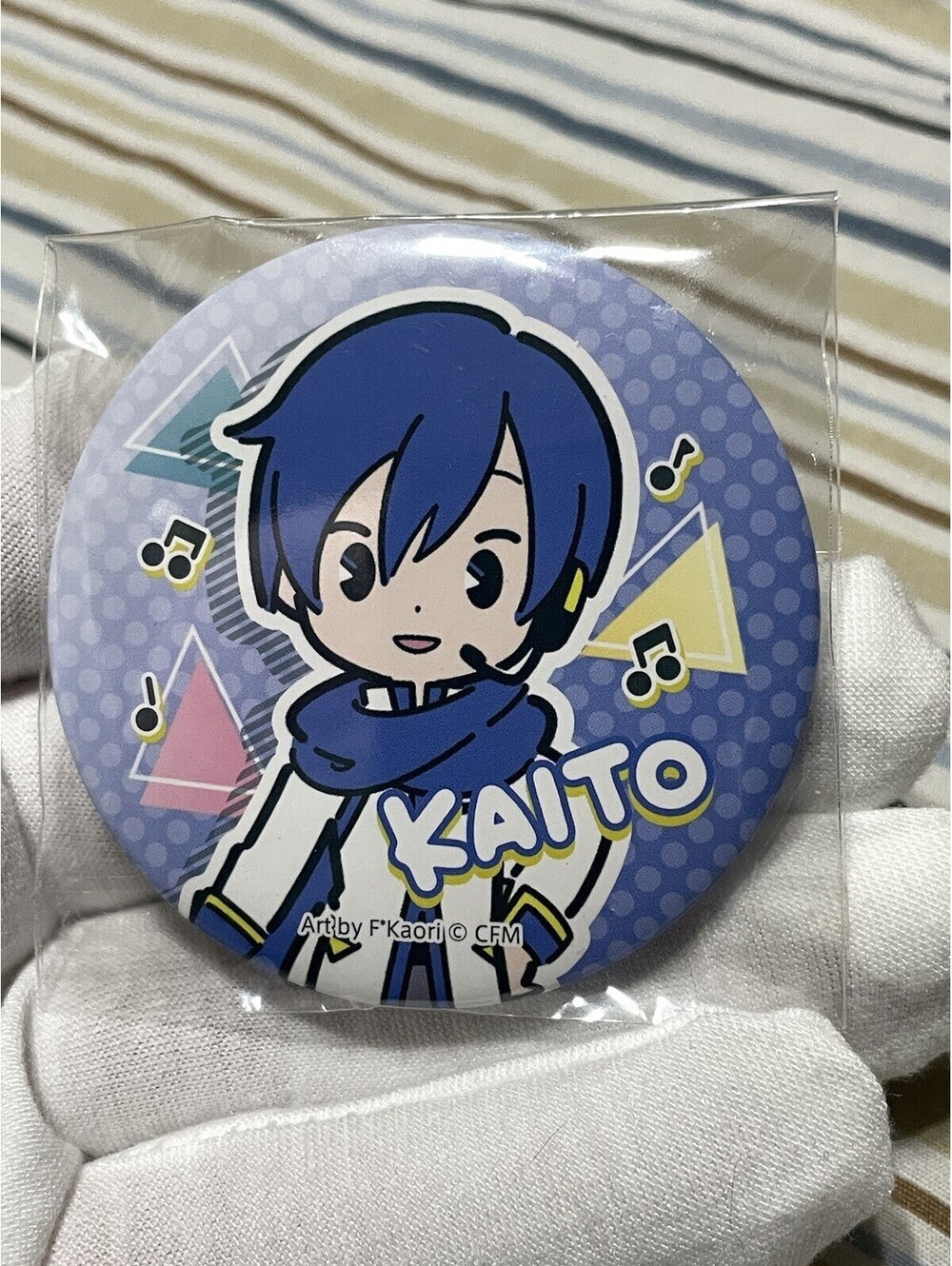 Kaito Can Badge Mikumiku Friends Piapro Japan Excl